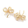 Brass Micro Pave Cubic Zirconia Pendants KK-P271-05G-C-2