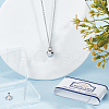 CREATCABIN Stainless Steel Urn Ashes Necklace NJEW-CN0001-03P-3