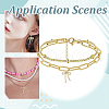 HOBBIESAY 100Pcs 2 Colors Tibetan Style Alloy Pendants FIND-HY0004-01-6