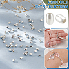 BENECREAT 60Pcs 925 Sterling Silver Beads FIND-BC0013-07-4