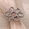 304 Stainless Steel Open Cuff Rings for Women RJEW-U060-04B-P-1