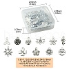 66Pcs 11 Styles Tibetan Style Alloy Pendants FIND-FS0002-22-4