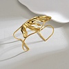 304 Stainless Steel Cuff Bangles for Women BJEW-M082-07G-3