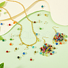 114Pcs 19 Colors Glass Charms PALLOY-PH01699-5