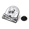 Cat with Sunglasses & Word Fluff You Enamel Pins JEWB-H013-04EB-01-3
