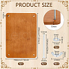 Rectangle 3-Tier Wood Book Press Tool Set AJEW-WH0534-09-2