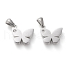 304 Stainless Steel Pendants STAS-F253-18P-1