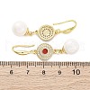 Brass Micro Pave Clear Cubic Zirconia Dangle Earrings EJEW-F362-10G-5