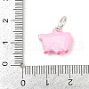 Alloy Enamel Animal Cartoon Charms PALLOY-R158-04S-01-3