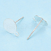 925 Sterling Silver Stud Earring Settings STER-T005-02B-1