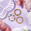 Glass Beads Stretch Rings for Woman RJEW-JR00735-2