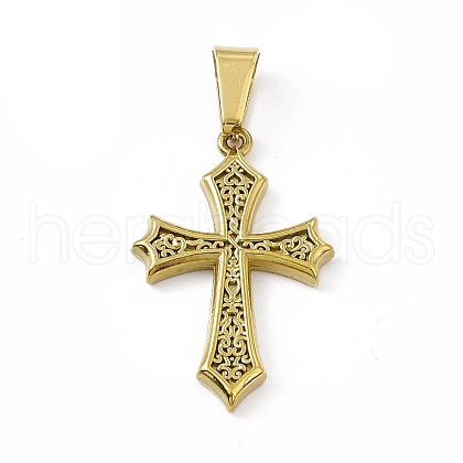 PVD Vacuum Plating 304 Stainless Steel Pendants STAS-P315-15G-1