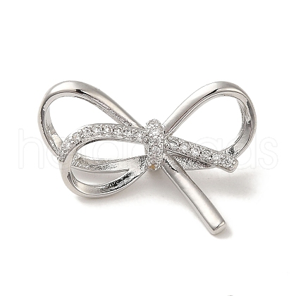Brass Micro Pave Cubic Zirconia Pendants KK-K371-18P-1