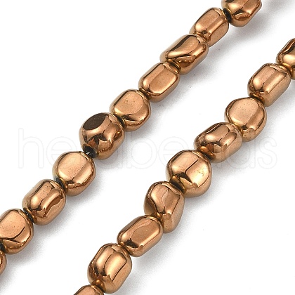 Electroplated Synthetic Non-magnetic Hematite Beads Strands G-C024-01A-1