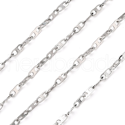 Tarnish Resistant 304 Stainless Steel Mariner Link Chains CHS-K002-17-1