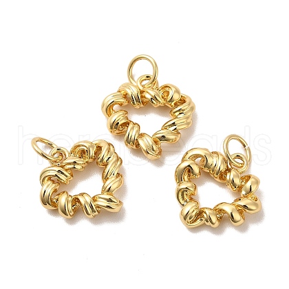 Rack Plating Eco-Friendly Brass Charms KK-K165-11-1