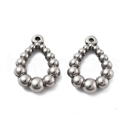 304 Stainless Steel Pendants STAS-V002-09P-1