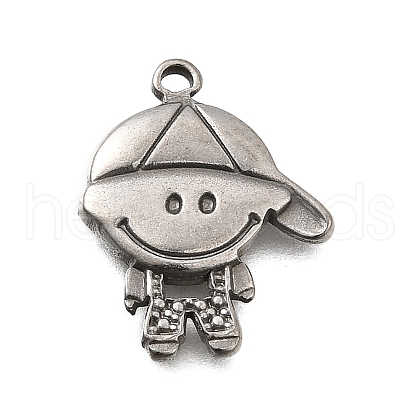 304 Stainless Steel Pendants STAS-Q362-01C-P-1