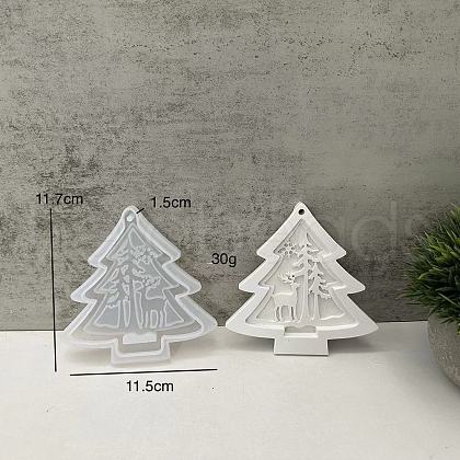 Christmas Theme DIY Pendants Decoration Silicone Mold DIY-F151-01E-1