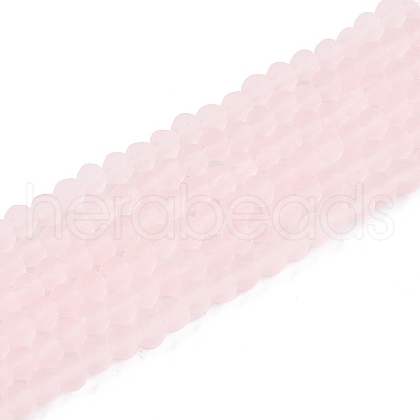 Transparent Glass Beads Strands EGLA-A044-T1mm-MD22-1