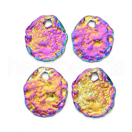 201 Stainless Steel Pendants STAS-S119-038-1