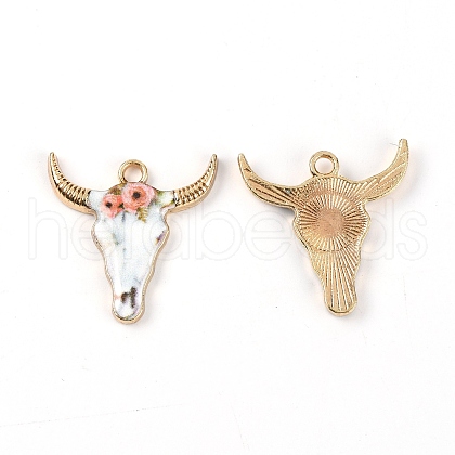 Zinc Alloy Enamel Pendants ENAM-N056-213D-1