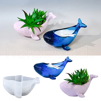 Proud Diy Glue Mold Whale Candle Holder Silicone Molds PW-WG3CA9E-01-1