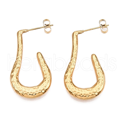 Stainless Steel Stud Earrings EJEW-N054-03G-1