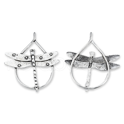 Tibetan Style Alloy Big Pendants TIBEP-N008-201-1