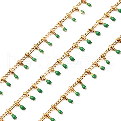 304 Stainless Steel Curb Chains STAS-R100-09A-11-1