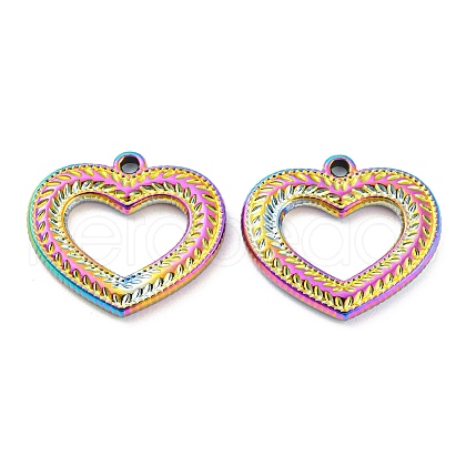 304 Stainless Steel Pendants STAS-I202-24RC-1