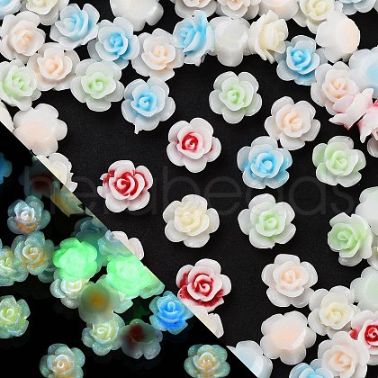 Luminous Resin Decoden Cabochons RESI-K036-39-1