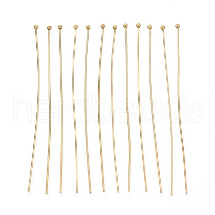 304 Stainless Steel Head Pins STAS-T065-70mm-20G-1