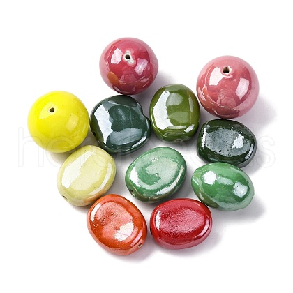 Handmade Polymer Clay Beads PORC-K005-01-1