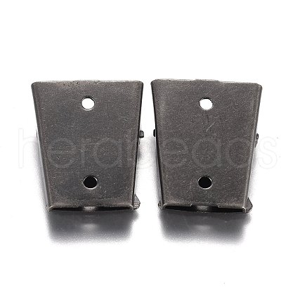 Iron Bolo Tie Slide Clasp IFIN-F162-01A-B-1