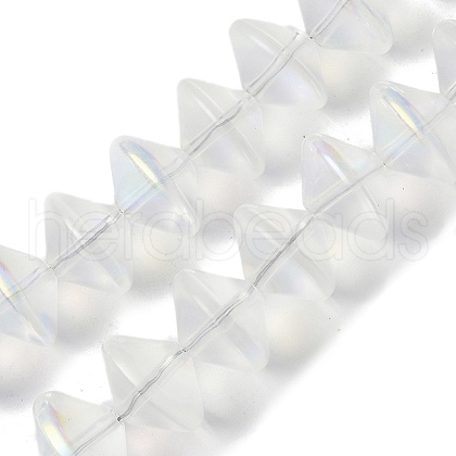 Electroplate Glass Beads Strands EGLA-G038-01A-AB02-1