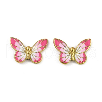 304 Stainless Steel Enamel Beads STAS-Z140-07G-1