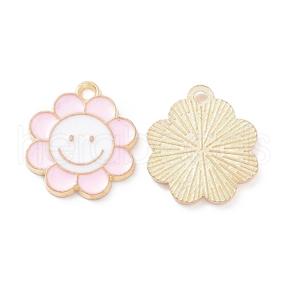 Alloy Enamel Pendants PALLOY-D015-07A-1