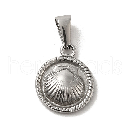 304 Stainless Steel Pendants STAS-B053-27P-1