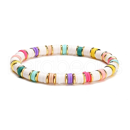 Heishi Surfer Bracelet BJEW-JB07119-03-1