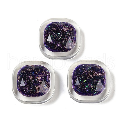 Transparent Epoxy Resin Glitter Powder Decoden Cabochons CRES-S367-17B-1
