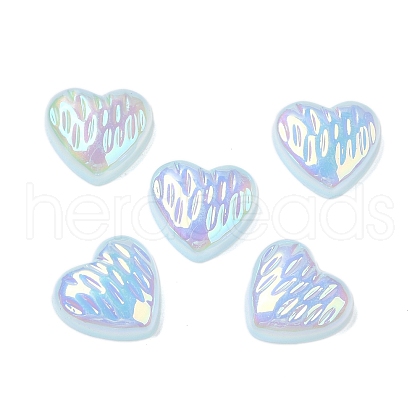UV Plating Acrylic Cabochons OACR-H121-02C-1
