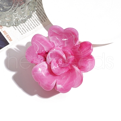 Flower Plastic Claw Hair Clips PW-WGE62A5-05-1