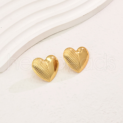 Elegant Stainless Steel Stud Earrings QH2342-2-1
