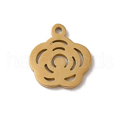 304 Stainless Steel Charms STAS-L022-319G-1