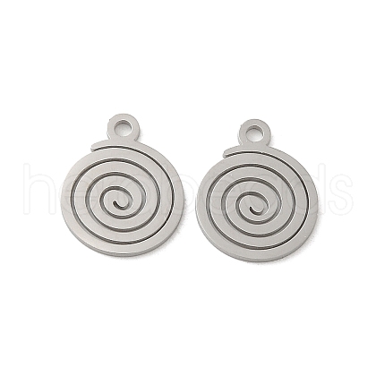 Non-Tarnish 304 Stainless Steel Charms STAS-J042-08P-1