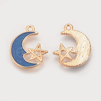 Alloy Enamel Pendants ENAM-Q428-01-1
