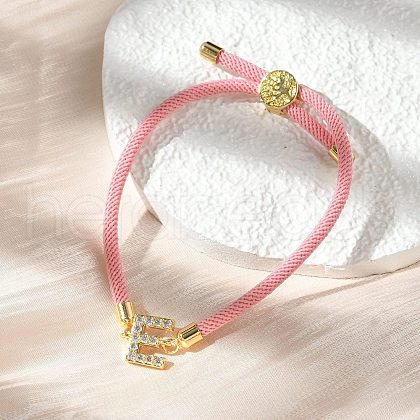 Adjustable Nylon Cord Bracelets BJEW-C096-01G-05-1