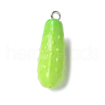 Resin Iron Pendants RESI-D280-12-1