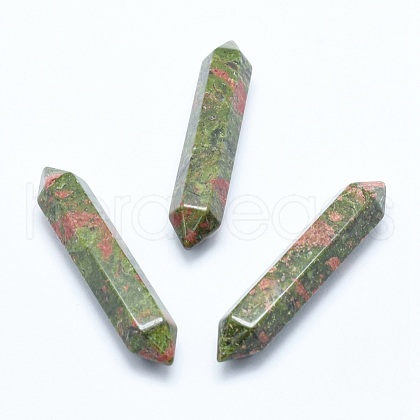 Natural Unakite No Hole Beads G-G760-J02-1